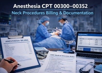 Anesthesia CPT 00300–00352