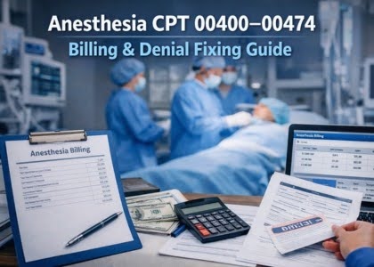 Anesthesia CPT 00400–00474 Thorax