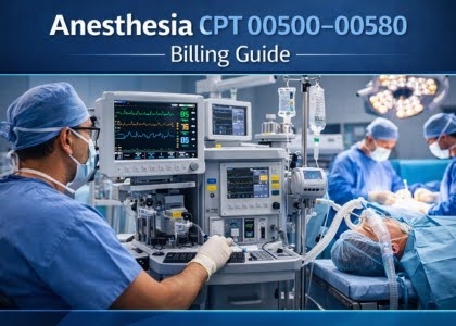 Anesthesia CPT 00500–00580 Intrathoracic