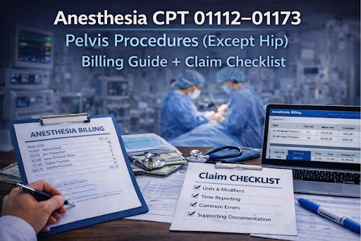 Anesthesia CPT 01112–01173 Billing Guide for Pelvis Procedures