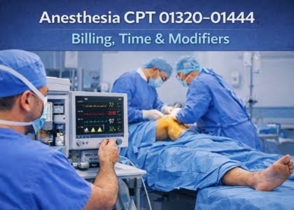 Anesthesia CPT 01320–01444 Knee Popliteal