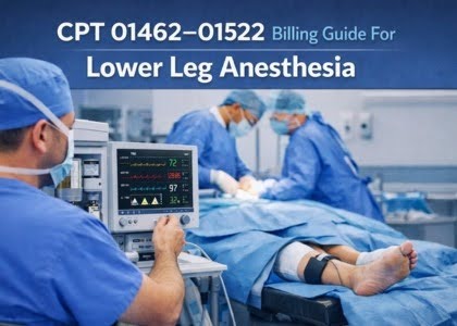 CPT 01462–01522 Lower Leg Anesthesia