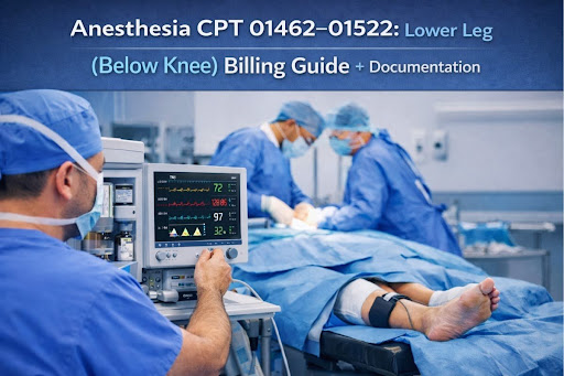 CPT 01462–01522 Billing Guide For  Lower Leg Anesthesia
