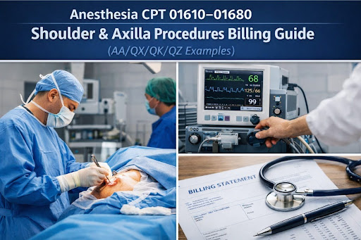 Anesthesia CPT 01610–01680: AA, QX, QK & QZ Guide