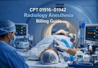 CPT 01916–01942 Radiology Anesthesia