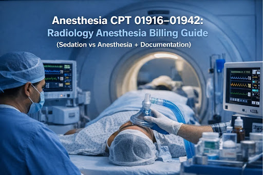 CPT 01916–01942: Radiology Anesthesia Billing Guide