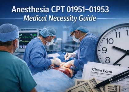 Anesthesia CPT 01951–01953
