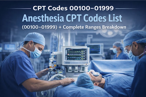 CPT Code 00100–01999: Anesthesia CPT Codes List & Ranges Breakdown