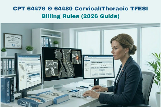 CPT 64479 & 64480 Guide: Cervical/Thoracic TFESI Billing Rules 2026