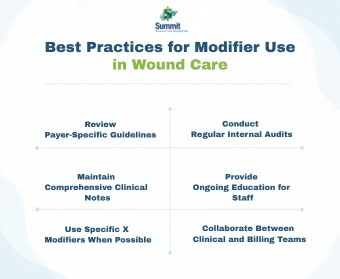 The Role of Modifiers in Wound Care Coding Explained